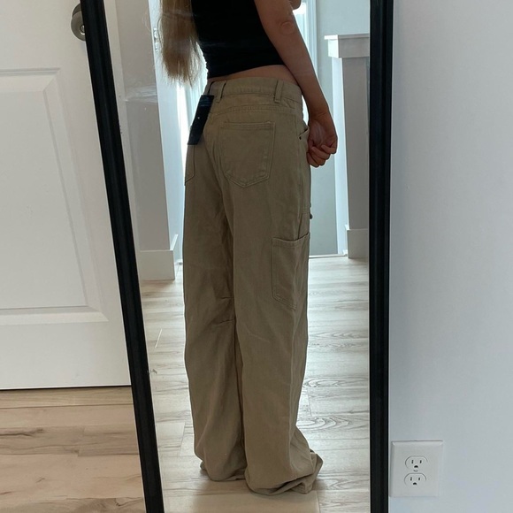 Princess Polly Pants - Princess Polly Tan Wide Leg Pants